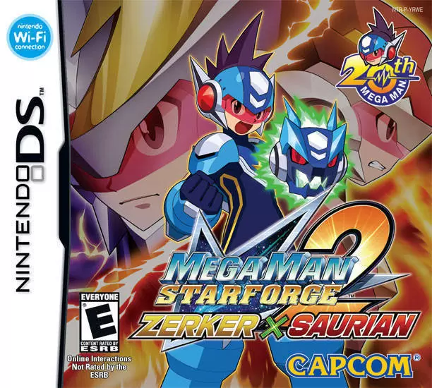 Nintendo DS Games - Mega Man Star Force 2: Zerker x Saurian