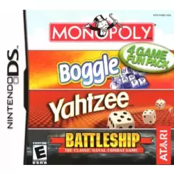 Monopoly/Boggle/Yahtzee/Battleship