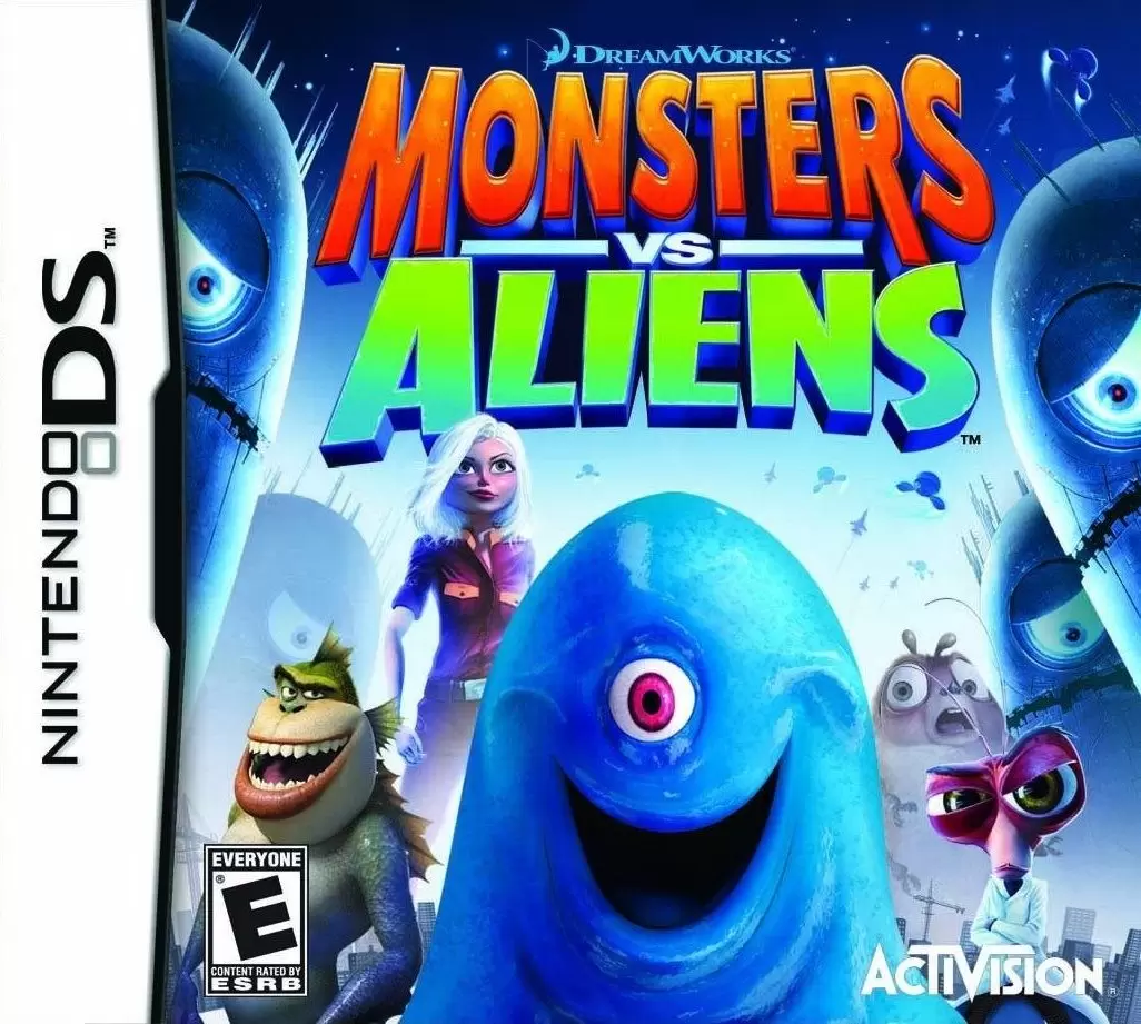 Nintendo DS Games - Monsters vs. Aliens