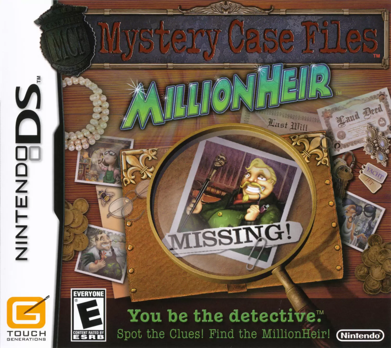 Nintendo DS Games - Mystery Case Files: MillionHeir