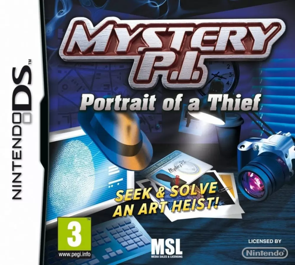 Jeux Nintendo DS - Mystery P.I. Portrait of a Thief