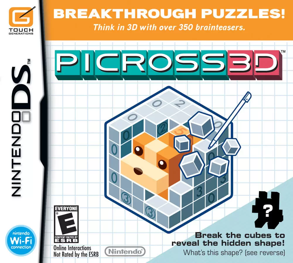 Nintendo DS Games - Picross 3D