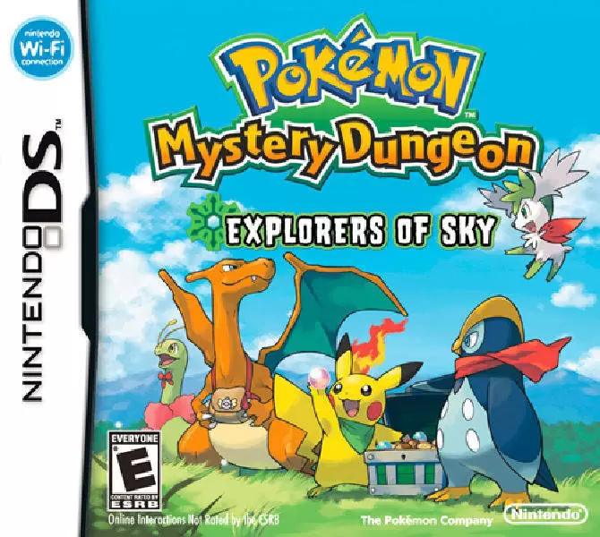 Nintendo DS Games - Pokémon Mystery Dungeon: Explorers of Sky