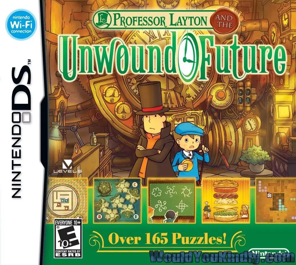 Nintendo DS Games - Professor Layton and the Unwound Future