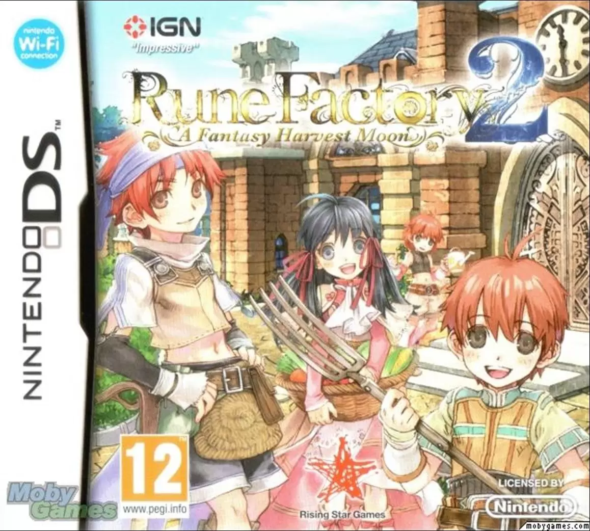 Jeux Nintendo DS - Rune Factory 2: A Fantasy Harvest Moon