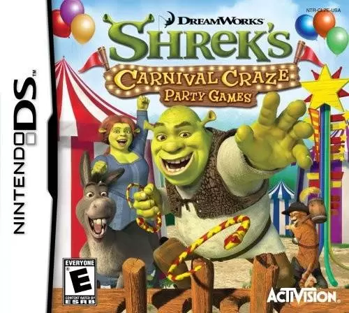 Jeux Nintendo DS - Shrek\'s Carnival Craze Party Games