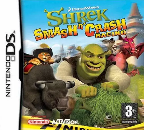 Jeux Nintendo DS - Shrek Smash n\' Crash Racing