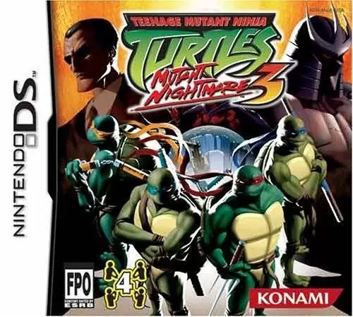 Nintendo DS Games - Teenage Mutant Ninja Turtles 3: Mutant Nightmare