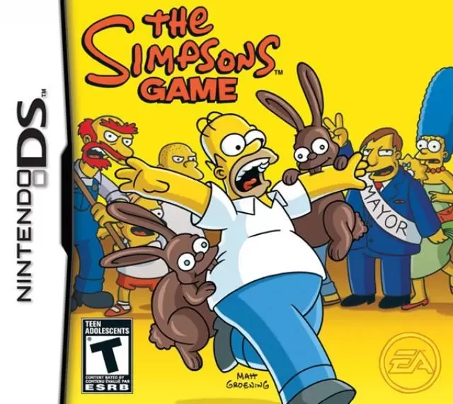 Jeux Nintendo DS - The Simpsons Game