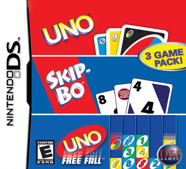 Nintendo DS Games - Uno / Skip-Bo / Uno Freefall