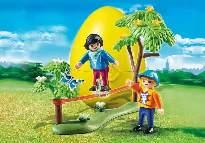 Playmobil dans la ville - Enfants équilibristes