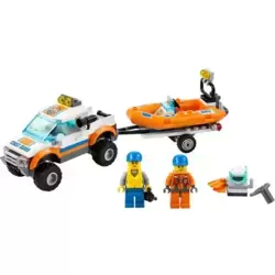 Lego 60012 city 4x4 & diving boat sale