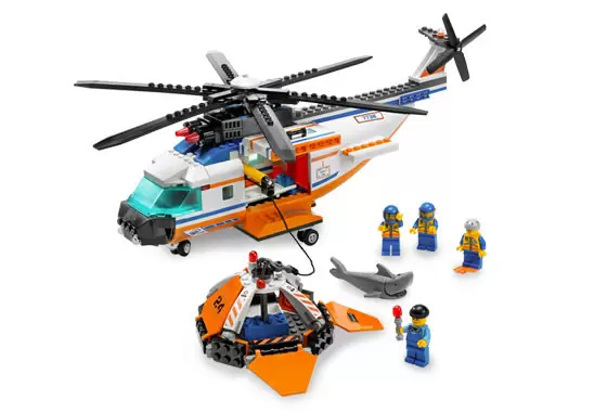 LEGO CITY - Coast Guard Helicopter & Life Raft