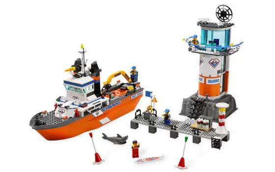 LEGO CITY - Coast Guard Patrol Boat & Tower