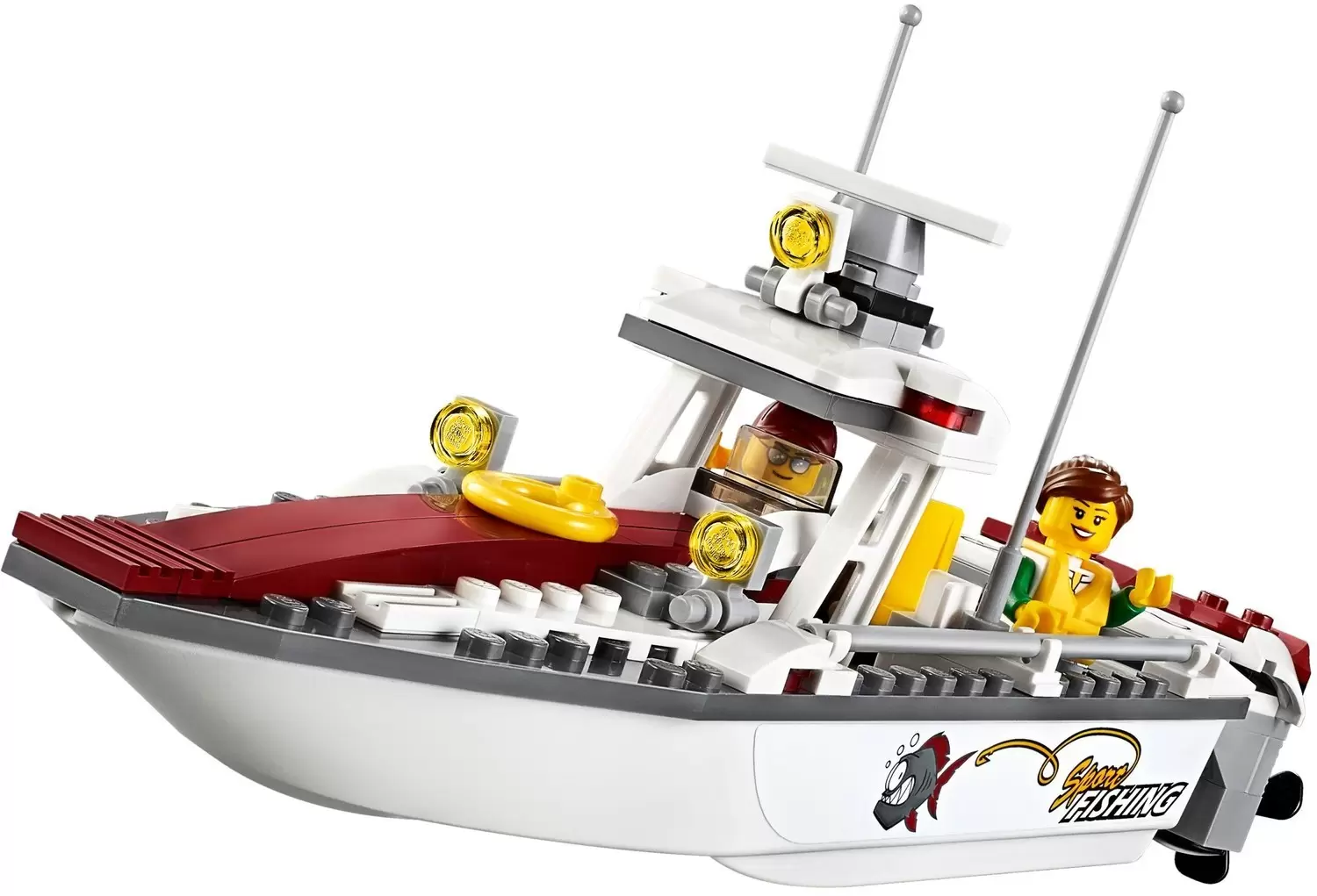  Lego Fishing Boat