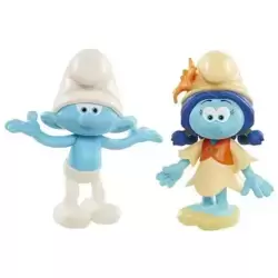 Clumsy Smurf & Lily