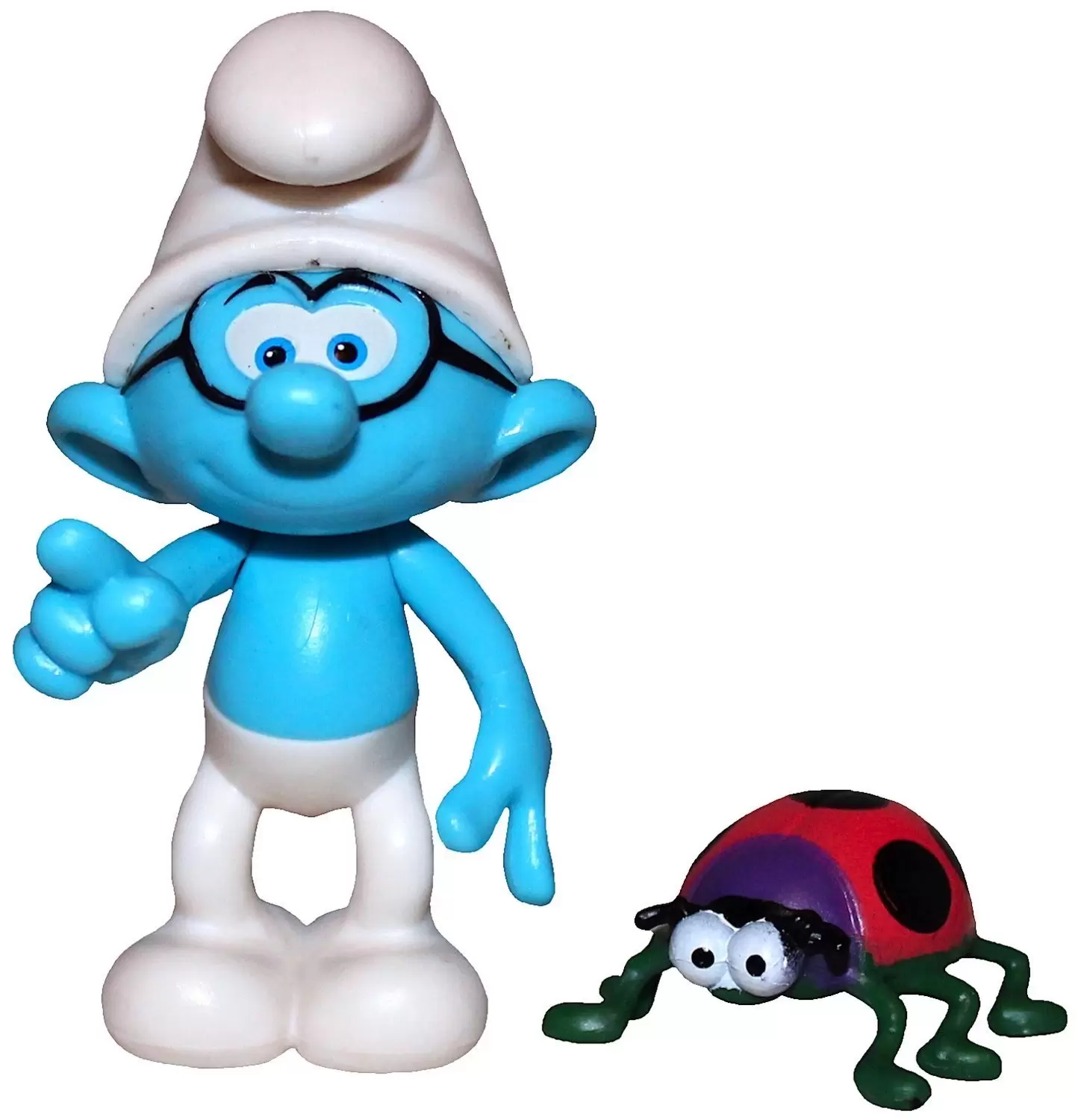 Smurfs & animals - Brainy Smurf & Snappy