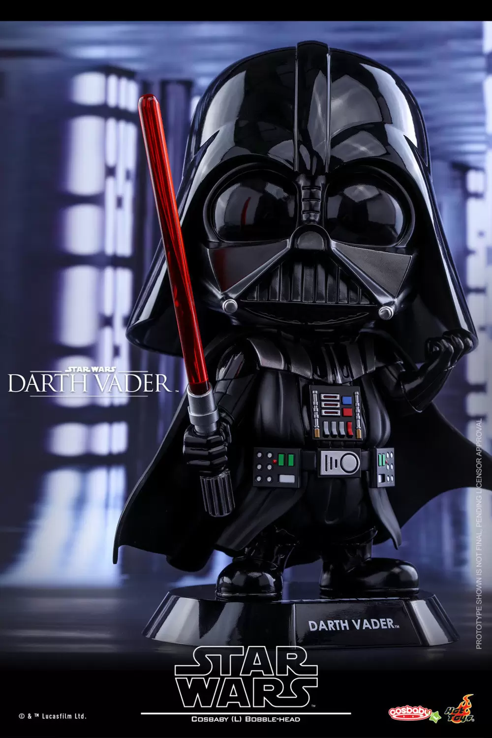 Cosbaby Figures - Darth Vader With Light Saber