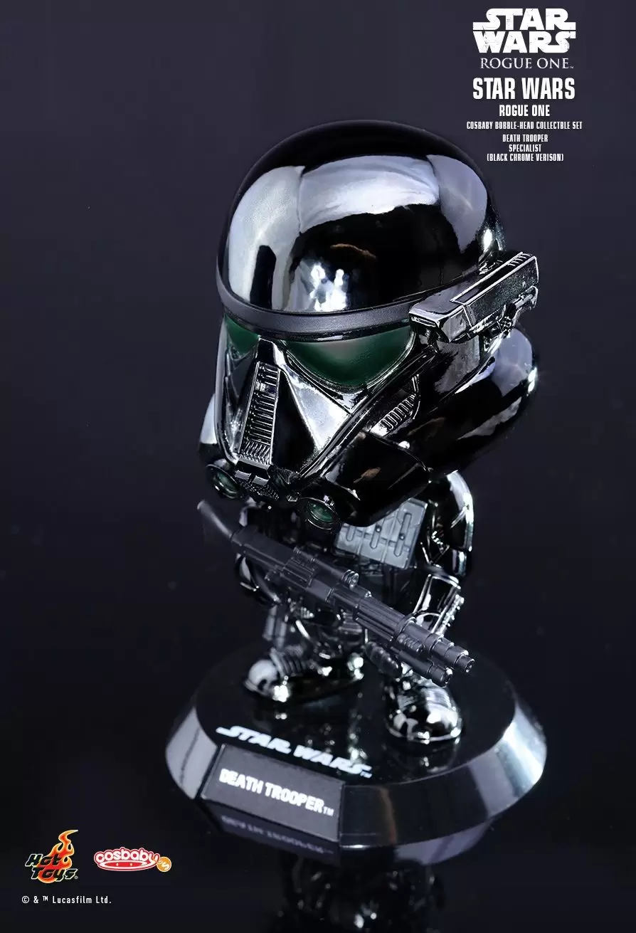 Cosbaby Figures - Death Trooper Specialist Black Chrome Version