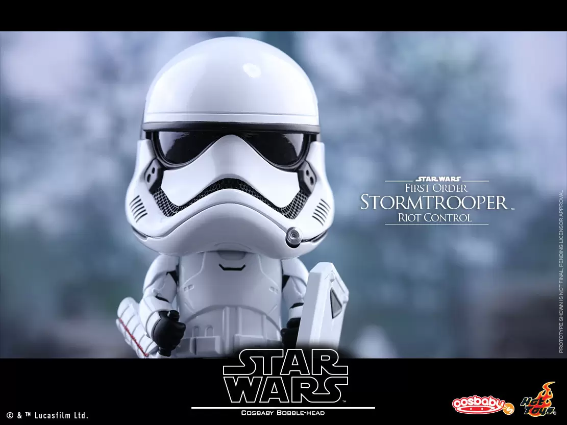 Cosbaby Figures - First Order Riot Control Stormtrooper