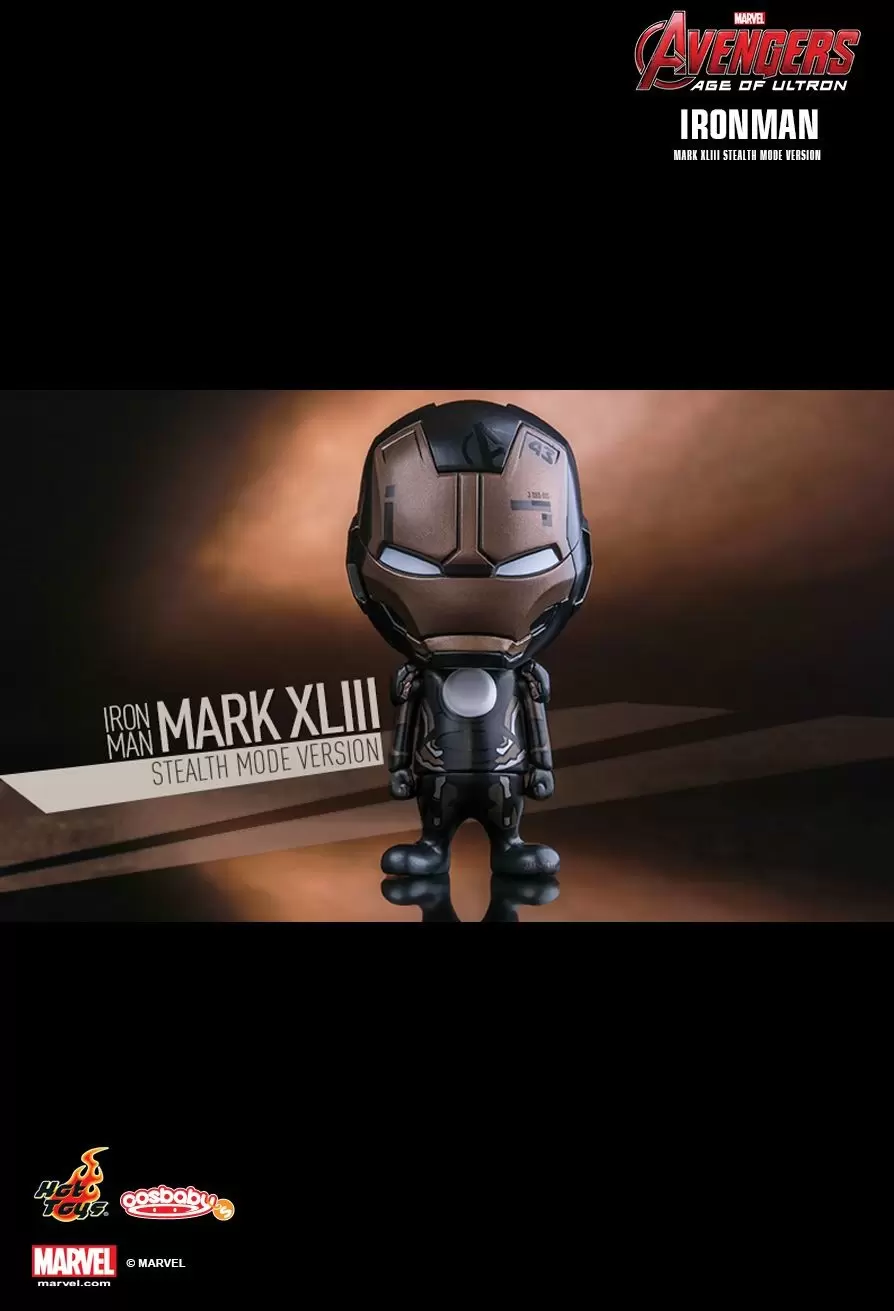 Cosbaby Figures - Iron Man Mark XLIII Stealth Mode Version