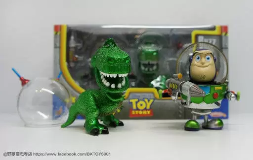 Cosbaby Figures - Rex And Buzz Lightyear Metallic Version