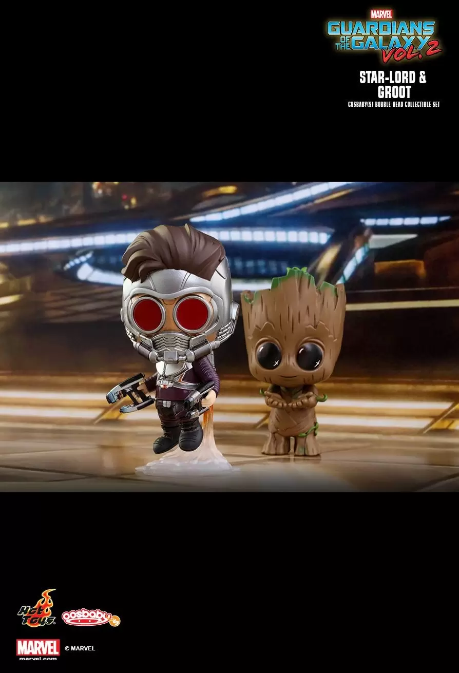 Cosbaby Figures - Star-Lord And Groot  2 Pack