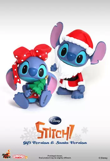 Cosbaby Figures - Stitch Santa Version And Gift Version
