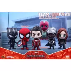 Team Iron Man With Spider-Man 6 Pack