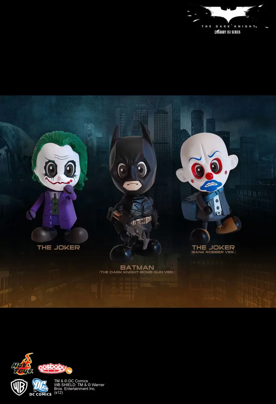 Cosbaby Figures - The Dark Knight 3 Pack