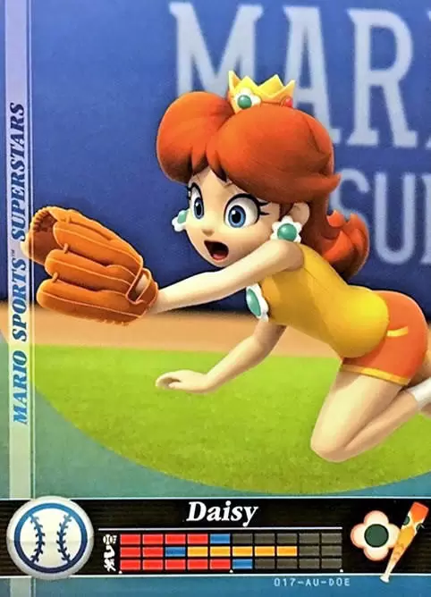 Cartes Mario Sports Superstars - Amiibo - Daisy (Baseball)