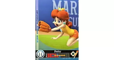 Daisy (Baseball) - Mario Sports Superstars Cards - Amiibo 17