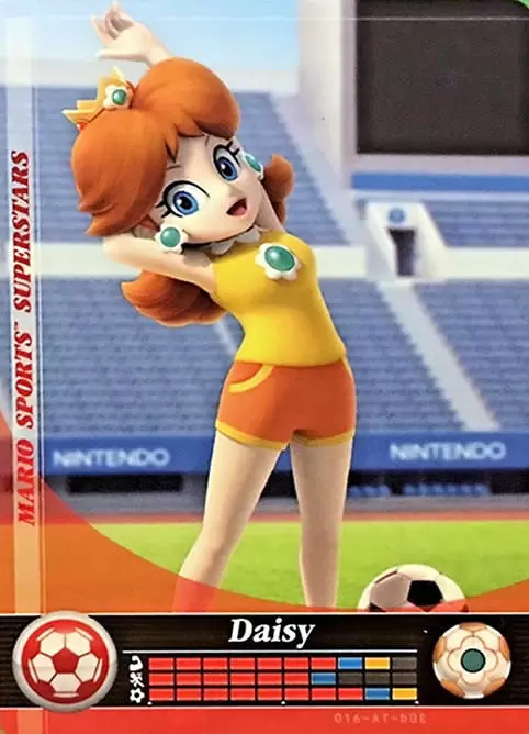 Cartes Mario Sports Superstars - Amiibo - Daisy (Soccer)