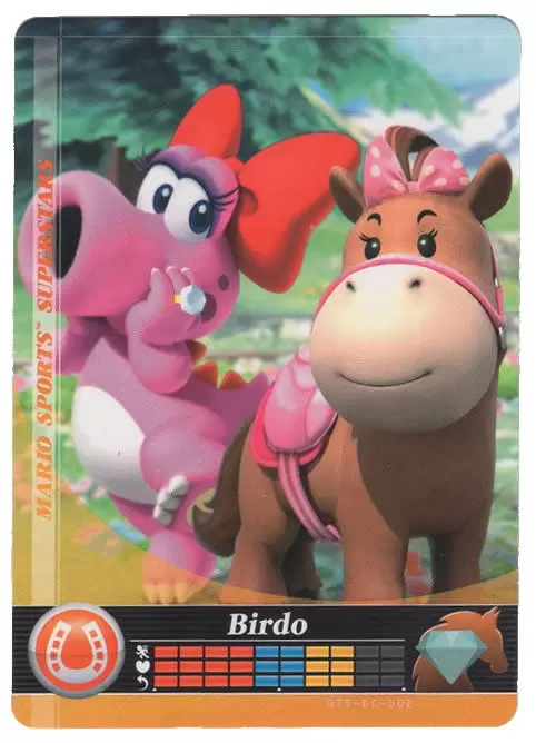 Mario Sports Superstars Cards - Amiibo - Birdo (Horse racing)
