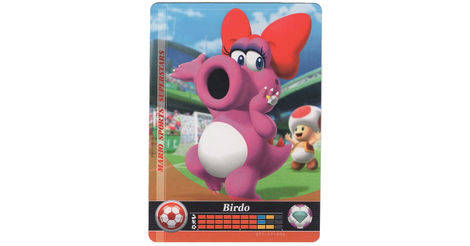 Birdo (Soccer) - Mario Sports Superstars Cards - Amiibo 71