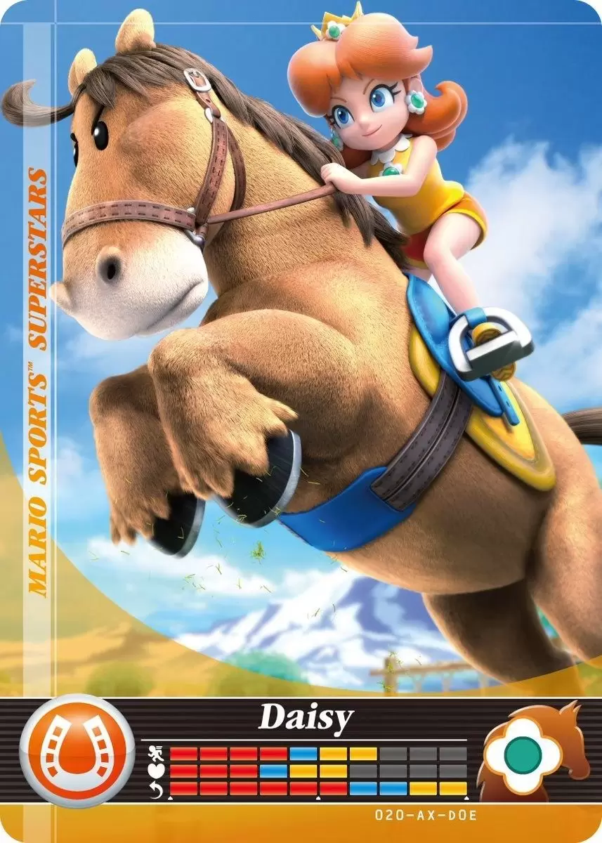 Daisy (Horse racing) - Mario Sports Superstars Cards - Amiibo 20
