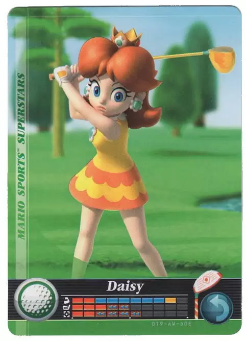 Mario Sports Superstars Cards - Amiibo - Daisy (Golf)