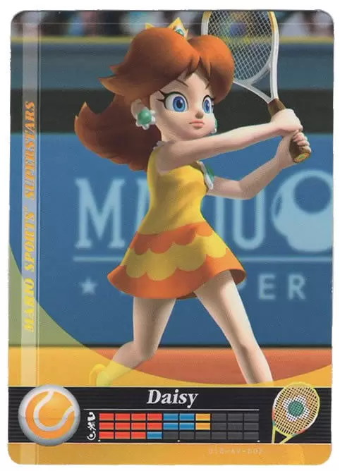 Mario Sports Superstars Cards - Amiibo - Daisy (Tennis)