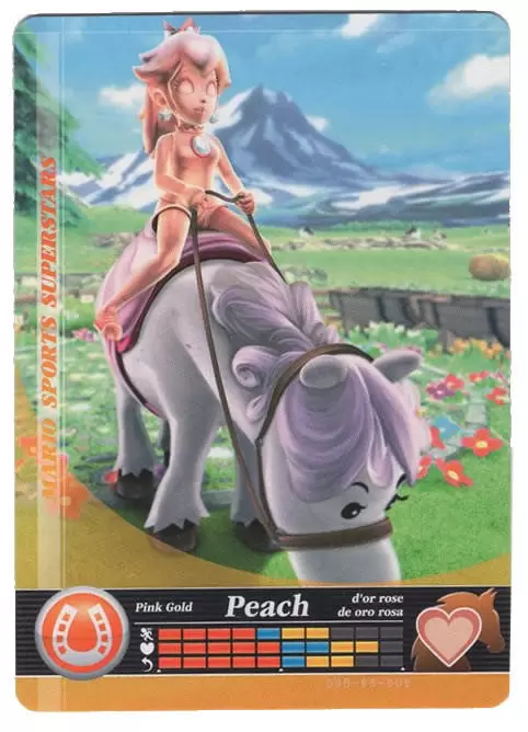 Peach (Horse Racing) - Mario Sports Superstars Cards - Amiibo 15
