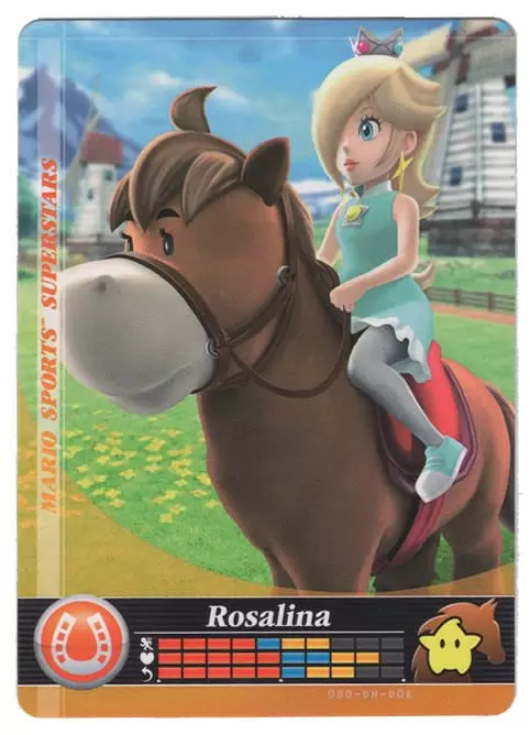Cartes Mario Sports Superstars - Amiibo - Rosalina (Horse Racing)