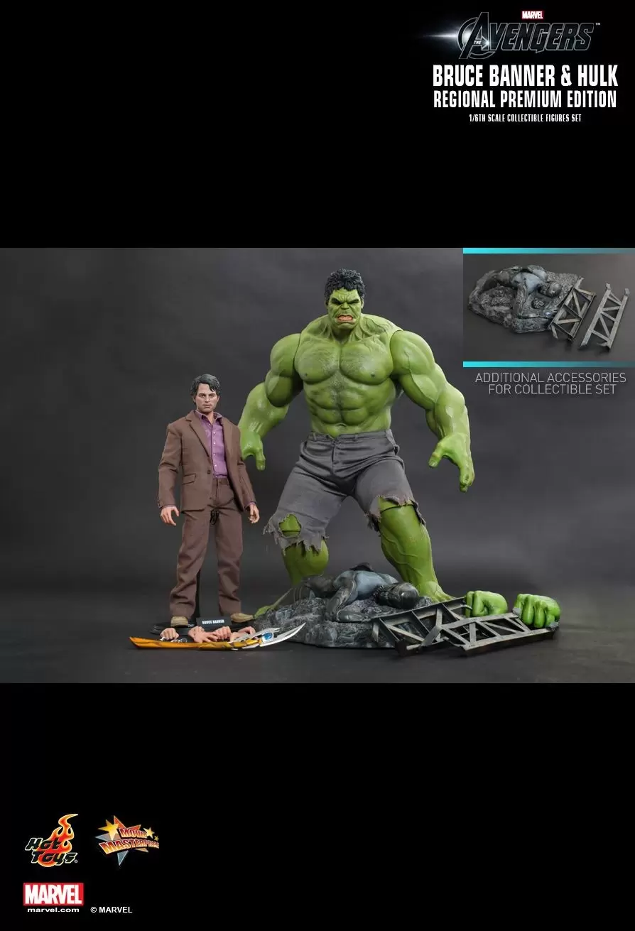 Movie Masterpiece Series - Bruce Banner and Hulk