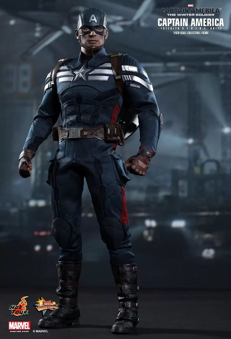 Movie Masterpiece Series - Captain America (Stealth S.T.R.I.K.E. Suit) Collectible Figure