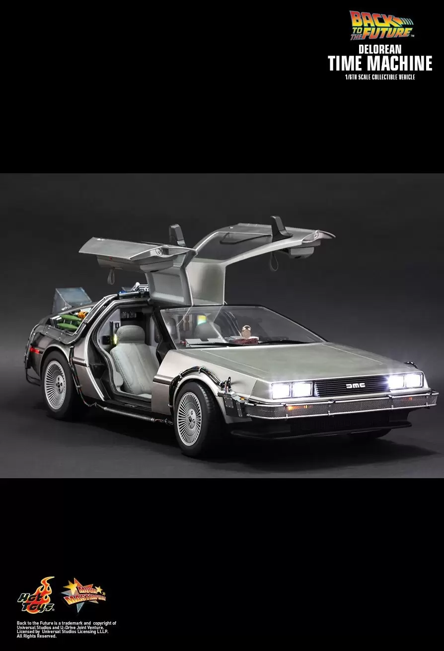 Movie Masterpiece Series - DeLorean Time Machine