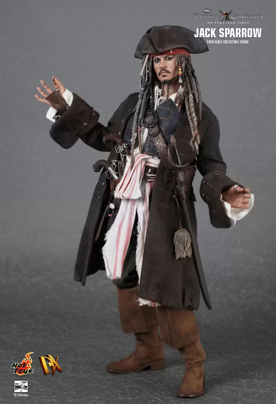Hot Toys Deluxe Series - Captain Jack Sparrow - Pirates of the Caribbean: On Stranger Tides