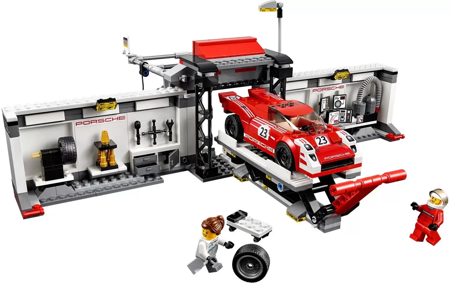 LEGO Speed Champions - Porsche 919 Hybrid and 917K Pit Lane