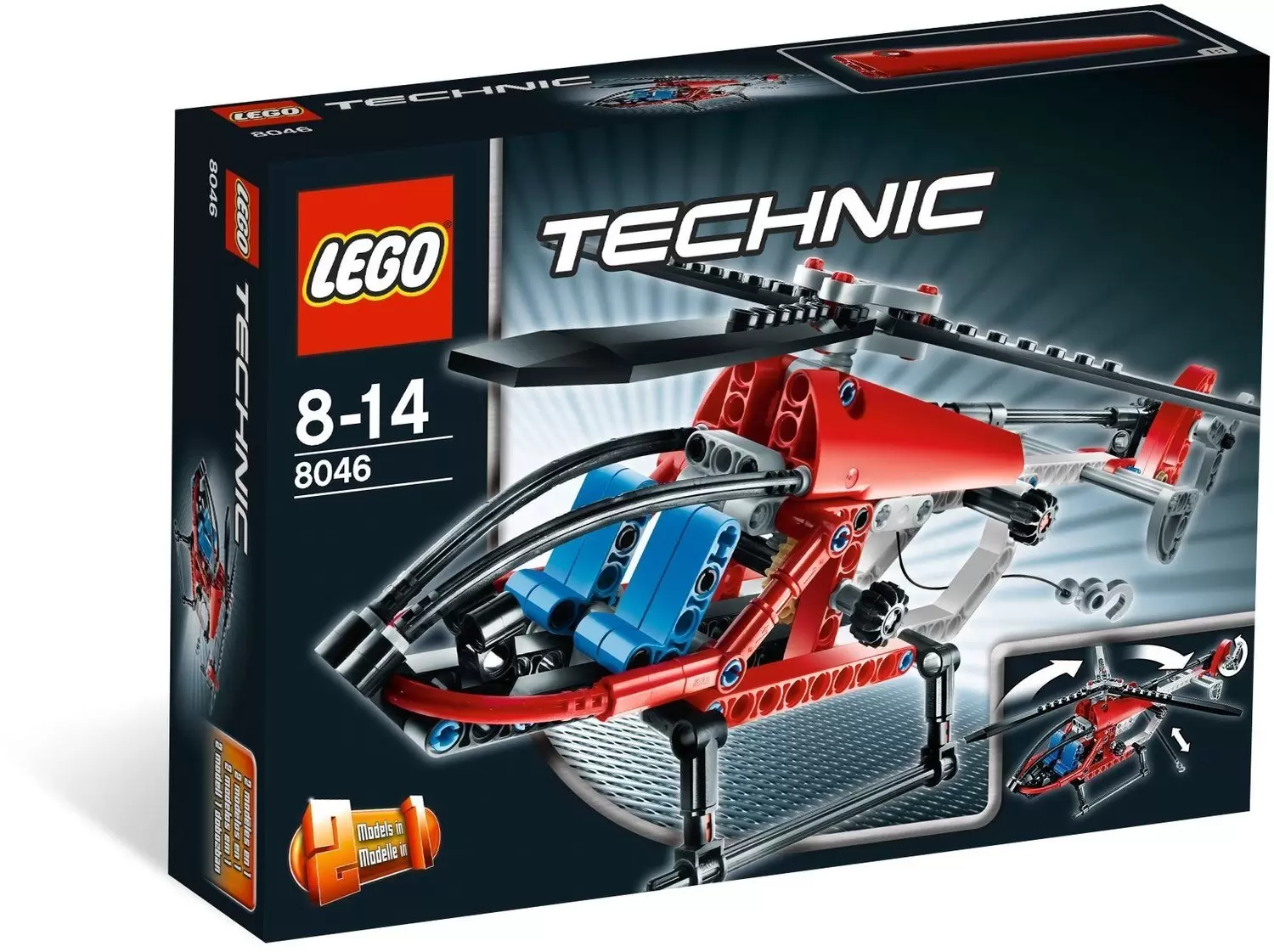 Arrangement Eik Knikken Helicopter - LEGO Technic set 8046