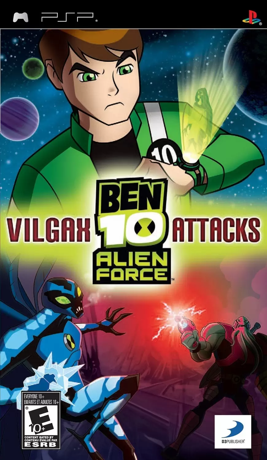 PSP Games - Ben 10 Alien Force: Vilgax Attacks