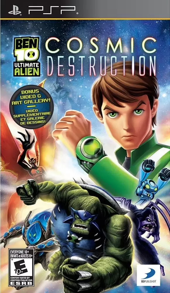 PSP Games - Ben 10: Ultimate Alien Cosmic Destruction