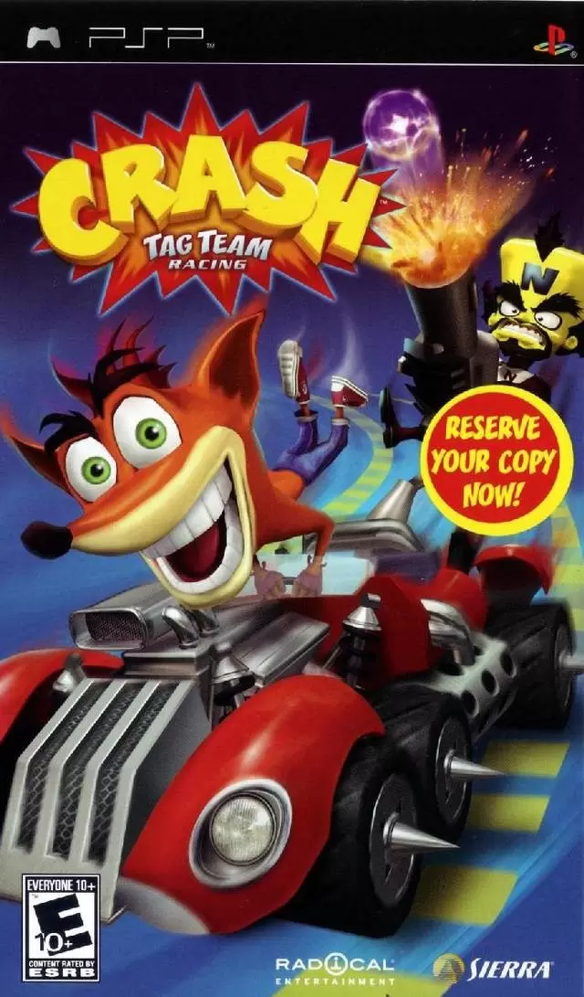 PSP Games - Crash Tag Team Racing