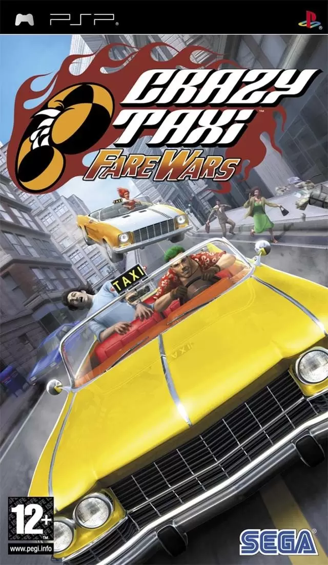 Jeux PSP - Crazy Taxi - Fare Wars